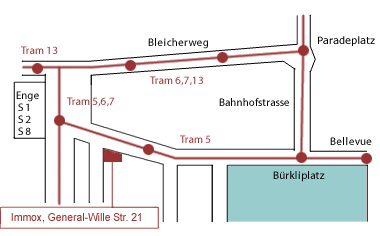 Kontakt Immox Immobilien Z&uuml;rich